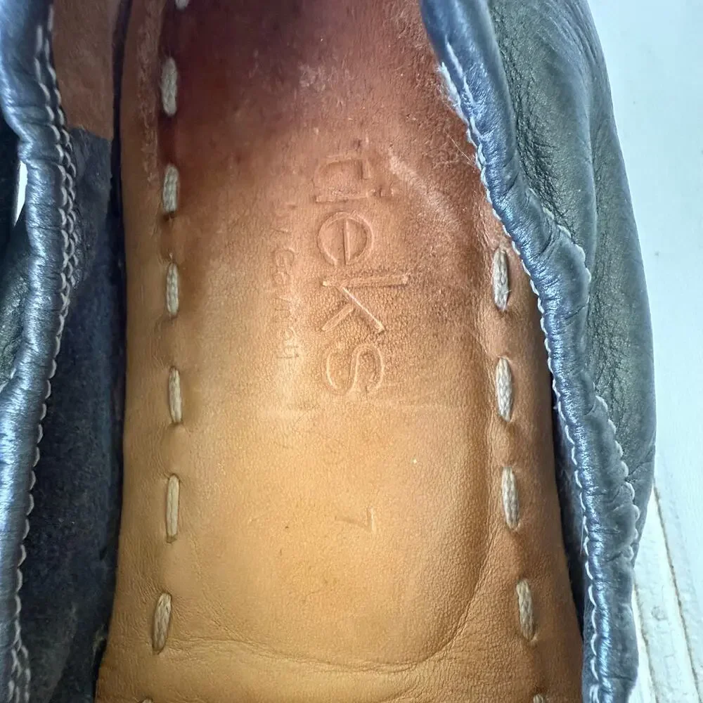 Tieks by Gavrieli Gray Leather Ballet Flats Women’s Size 7 Foldable Shoes